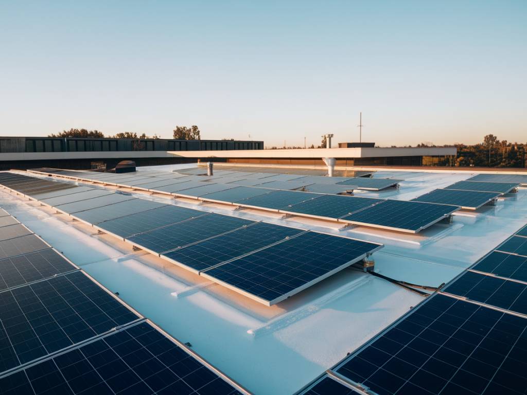 "Cool roof et panneaux solaires : une synergie pour maximiser l’efficacité énergétique"